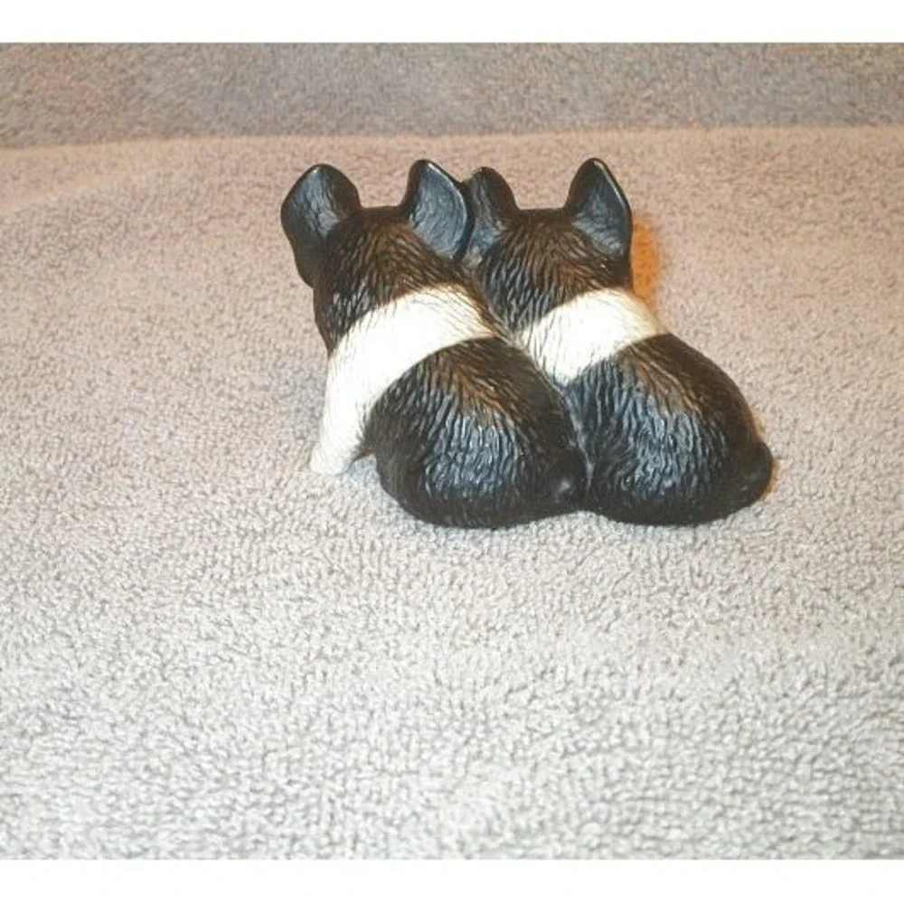 Vtg Japan Baby Pigs Figurine Porcelain Twins Signed Honey Knox Kingdom MCM 60s